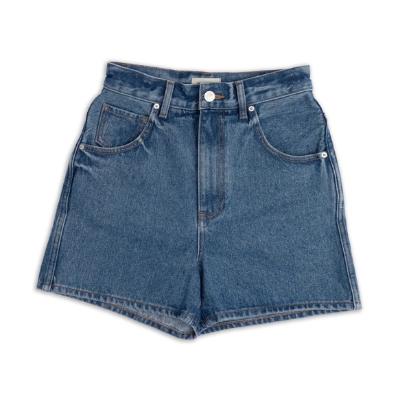 James Street Co NWT 29 JS Relaxed Denim Short Mid Wash - Picture 4 of 12